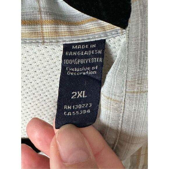 VTG Wrangler Premium Quality Shirt Mens XL Short Sleeves Plaid Button Down - Picture 3 of 11